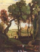 Jean-Baptiste Camille Corot Castelgandolfo oil painting on canvas